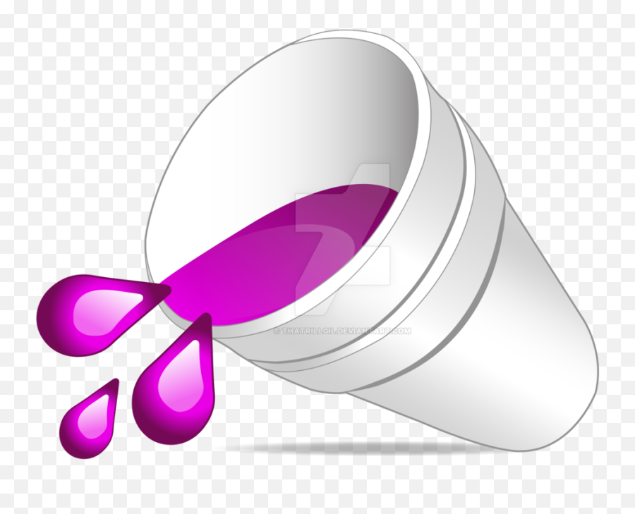 Purple Drank Emoji Codeine - Lean Cup Png,Drink Emoji