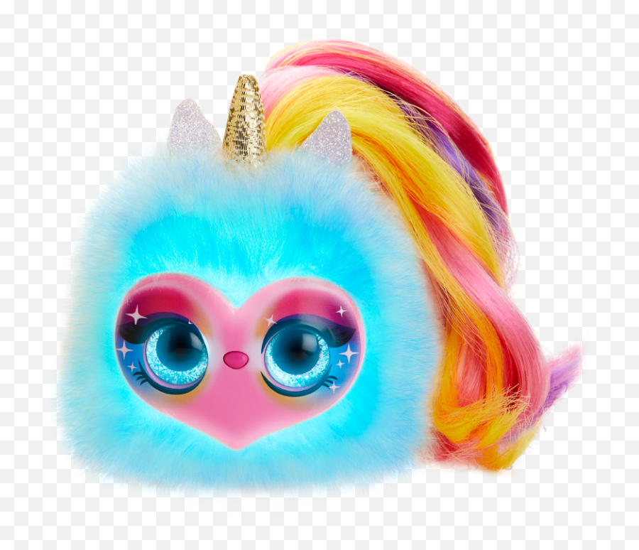 Pomsies - Lovable Fashionable Interactive Pom Pom Pets You Pomsies Lumies Pixie Pop Emoji,Teal Color Emotion