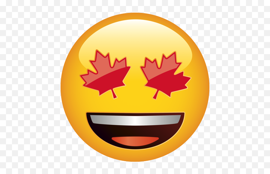 Emoji U2013 The Official Brand Face Love For Canada Fitz 0 - Emoji The Official Brand Grinning Face,Love Face Emoji