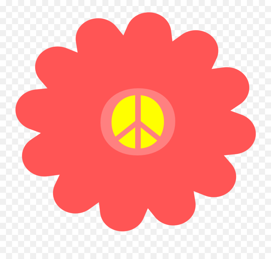 Hippie Flower Clip Art - Clipart Best Hippie Flower Png Emoji,Peace Hippie Emoticon