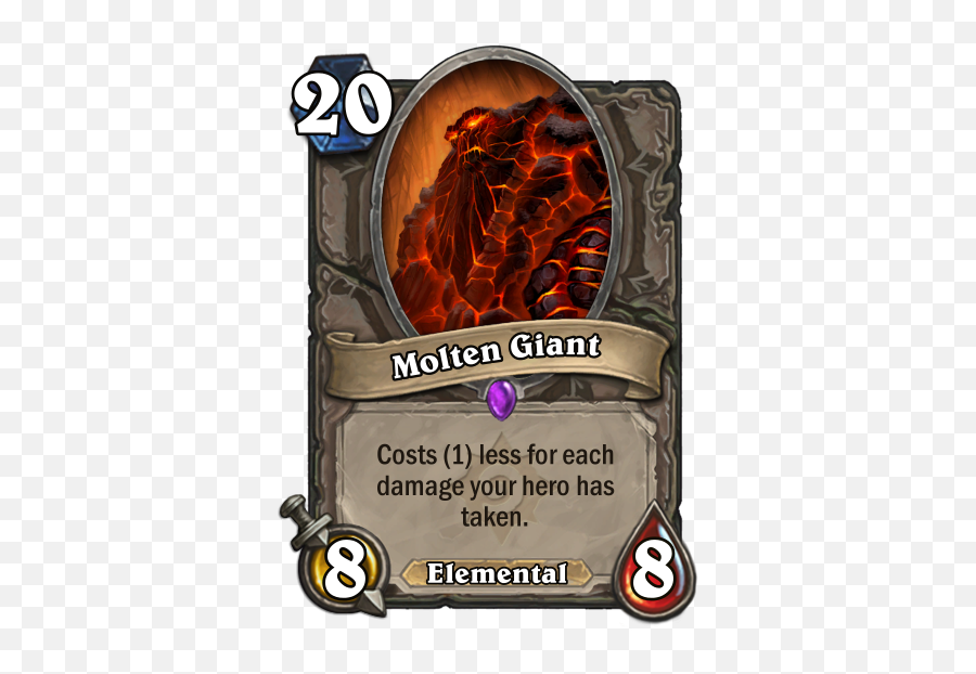 List Of Cycles In Hearthstone - Hearthstone Molten Giant Emoji,Bicycle Emotions Cards Revea; Card