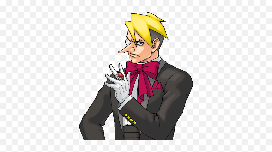 Emoji Mashup Bot On Twitter Lying Monocle U003du2026 - Ace Attorney Luke Atmey,:keke: Emoticon