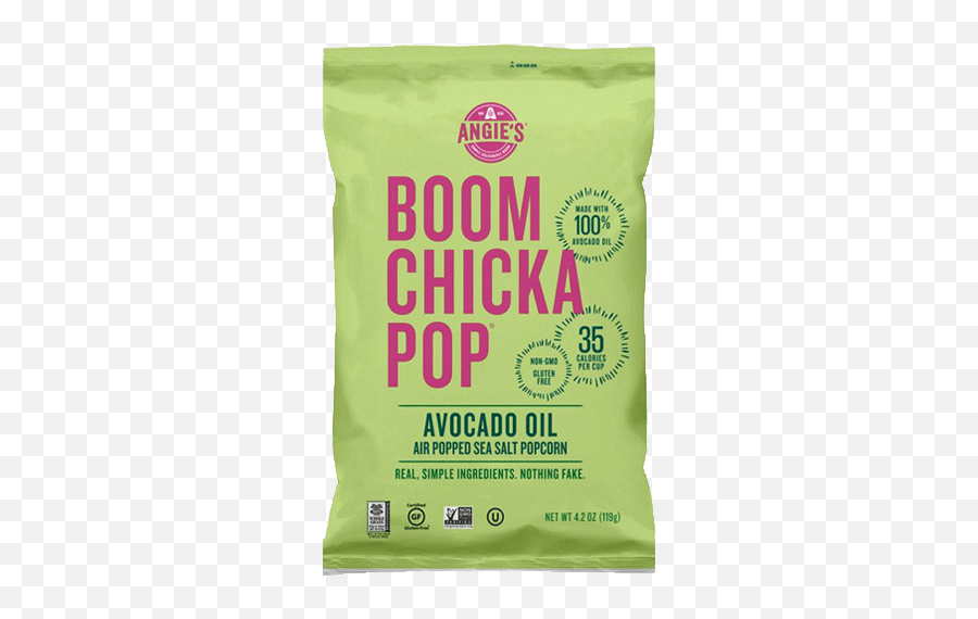Avocado Oil Bagged Popcorn Angieu0027s - Boom Chicka Pop Avocado Oil Emoji,Popcorn Eating Twitter Emoticons