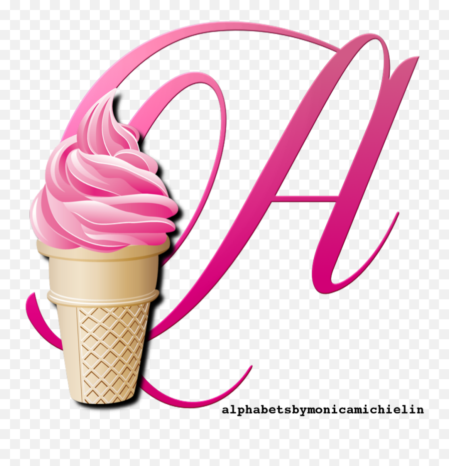 August 2019 - Girly Emoji,Swirl Ice Cream Cone Emoji
