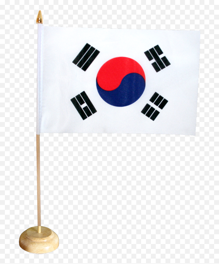 South Korea Table Flag Clipart - South Korea Flag Emoji,South Carolina Flag Emoji