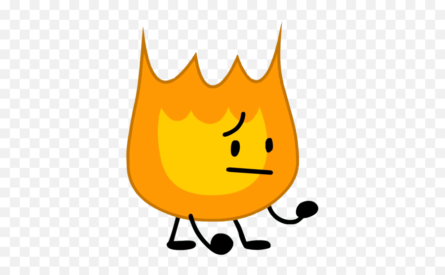 Firey - Bfb Object Shows Firey Emoji,Fire And Mailbox Emoji