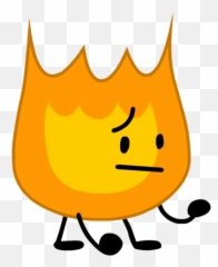 Firey - Bfb Object Shows Firey Emoji,Fire And Mailbox Emoji