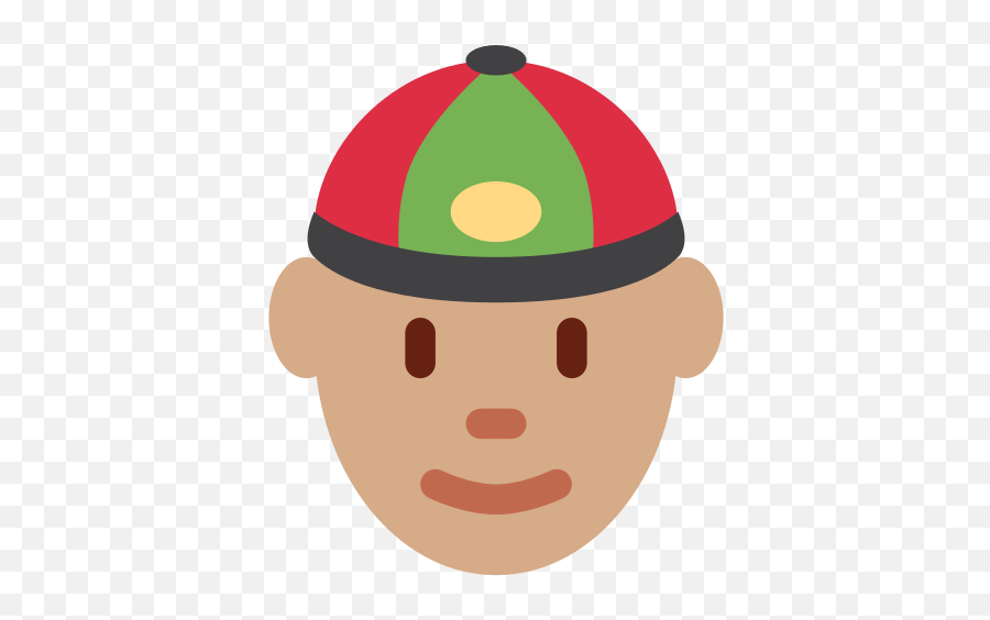 Man With Chinese Cap Emoji With - Man With Chinese Cap Emoji,Chinese Emoji Symbols