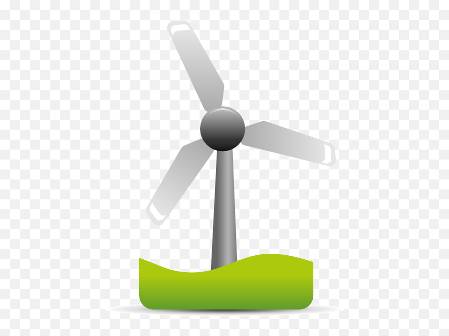 Animated Wind Clipart - Cartoon Wind Turbine Clipart Emoji,Wind Fan Emoji