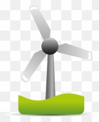 Animated Wind Clipart - Cartoon Wind Turbine Clipart Emoji,Wind Fan Emoji