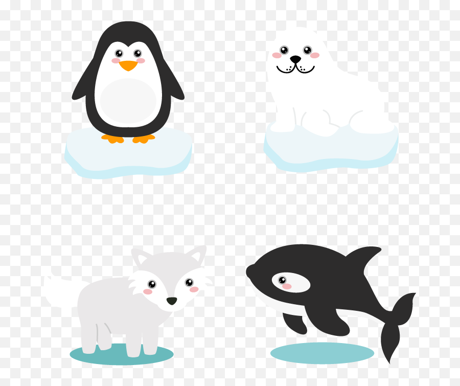 Download Polar Animals Arctic Bear Emoji,Penguins Cleaning Emoticon