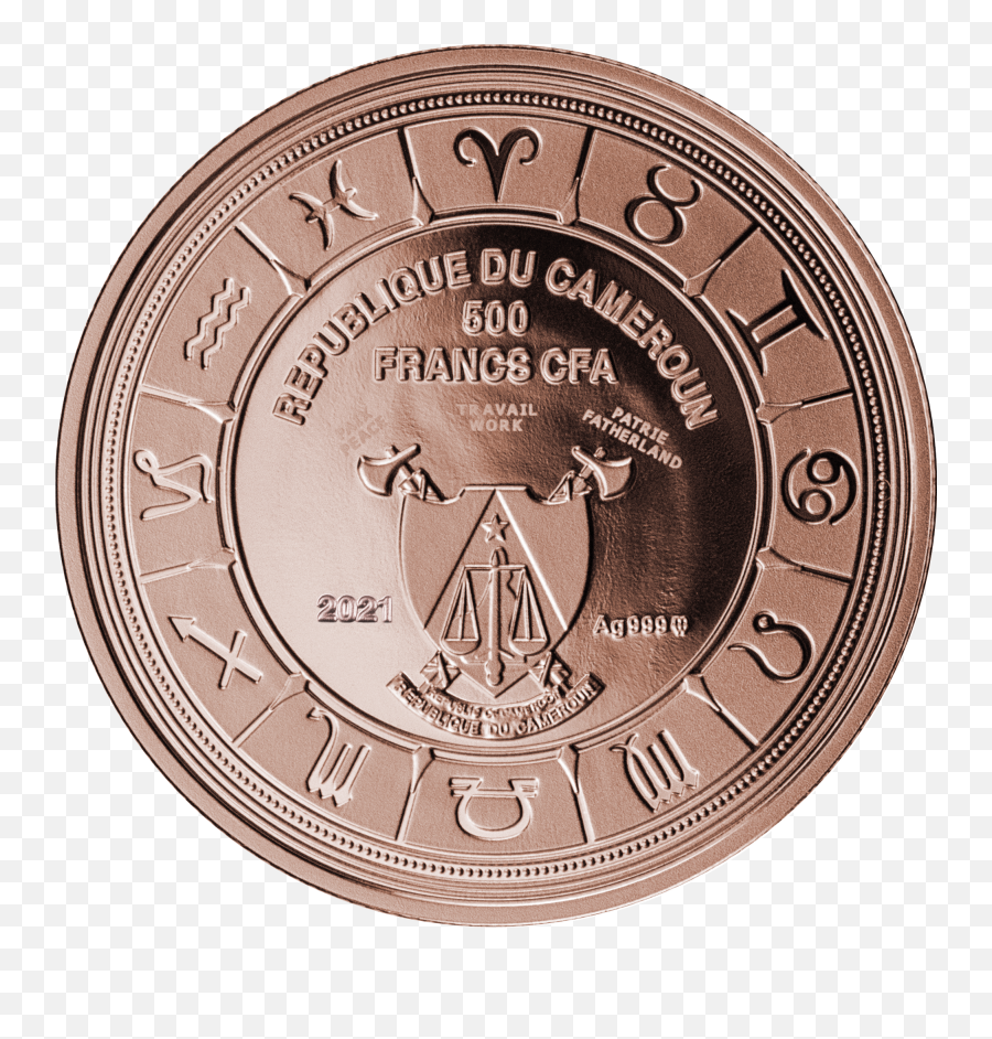 Republic Of Cameroon - 2021 500 Francs Leo Zodiac Sign Emoji,Zodiac Signs Meaning And Emotions