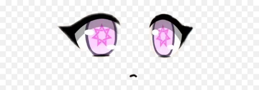 Kawaii Emoji Emotions Anime Sticker - Gacha Life Rainbow Eyes Edit,Anime Emotions
