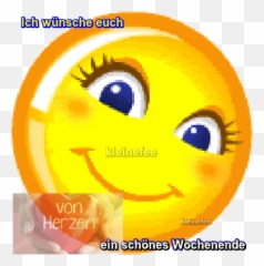 Smiley Schönes Wochenende Gif Emoji,Smileygarden Emoticons