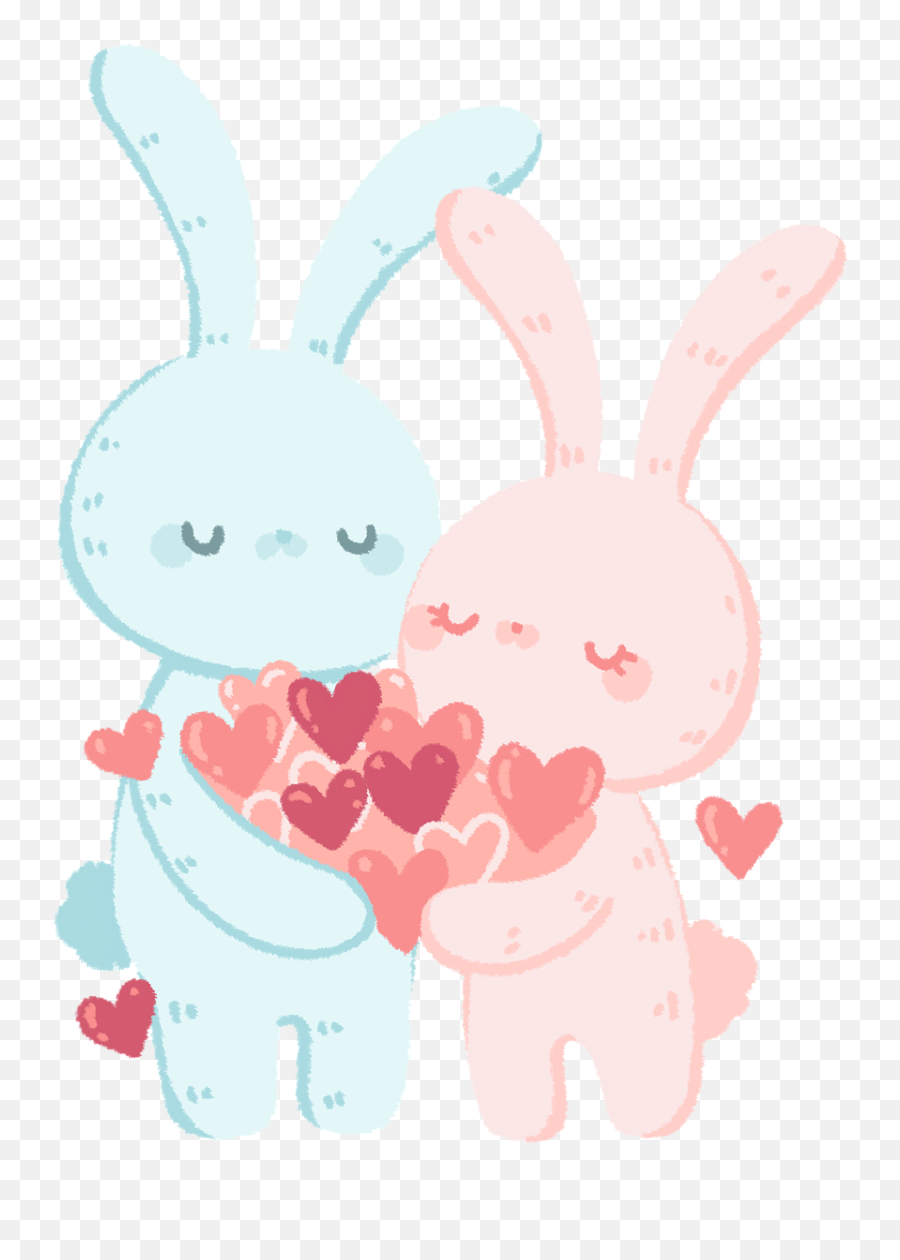 Free Photo Artwork Heart Couple Easter Rabbit Love Pink Emoji,Pictures Of Rabbit Emojis