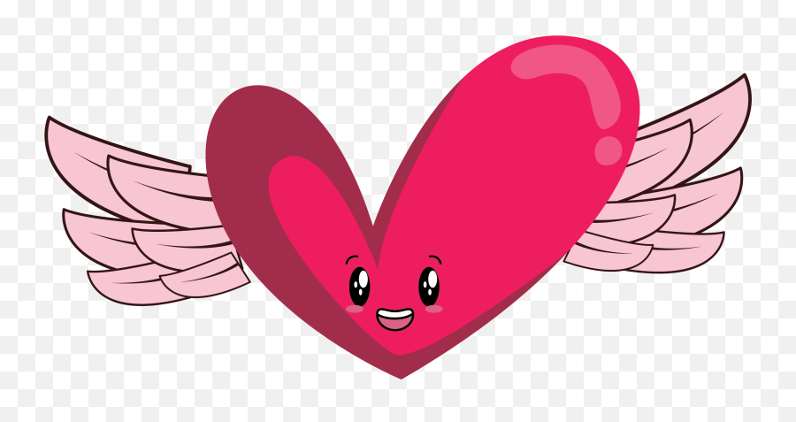 Valentine Kawaii Love Fly Pink Vector Graphic By Soe Image Emoji,Cute Love Emojis High Res