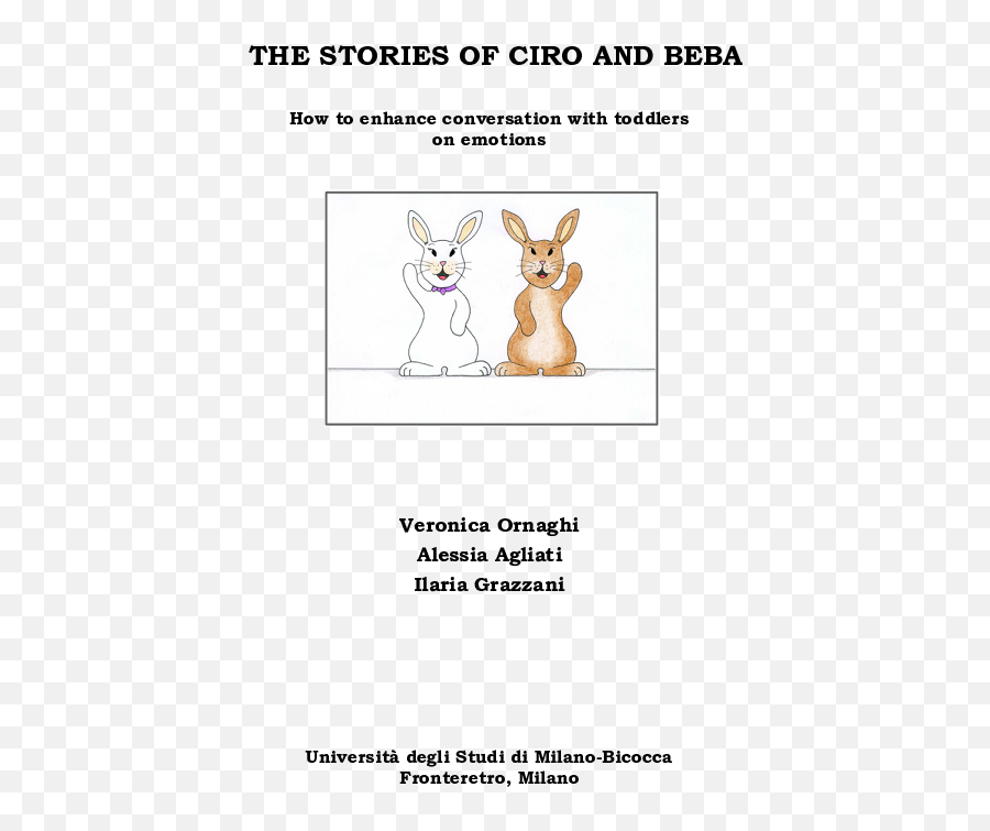 The Stories Of Ciro And Beba - Language Emoji,Rabbit Emotions