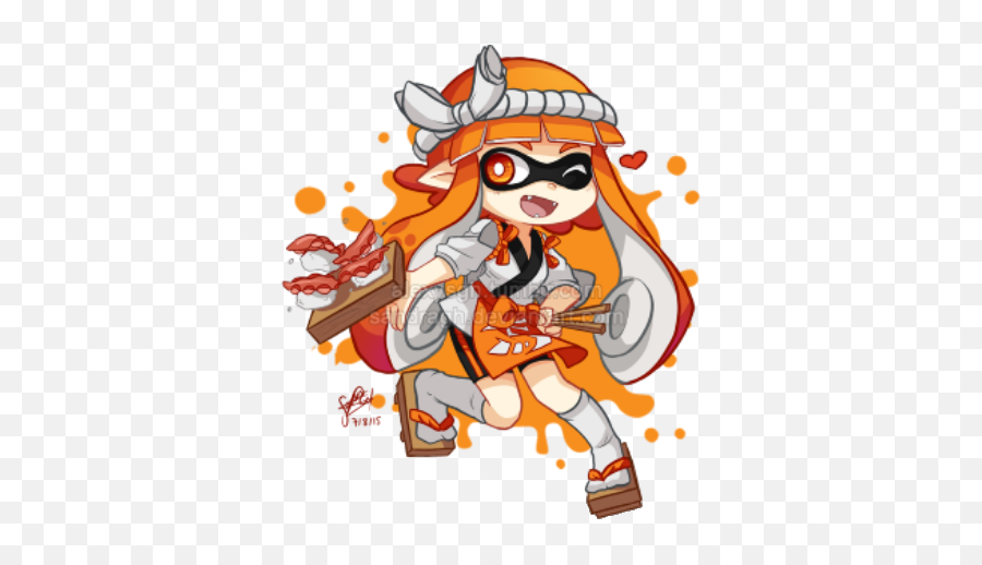 Splatoon Splatoon2 Girl Squid Inkling - Inkling Girl Squid Inkling Girl Pictures Of Splatoon 2 Emoji,Splatoon Emojis