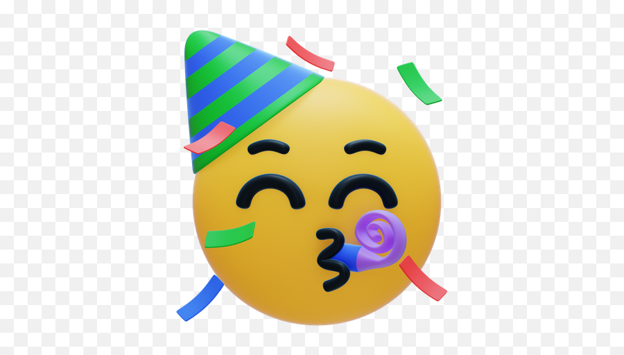 Party 3d Illustrations Designs Images Vectors Hd Graphics Emoji,Party Popper Emoji