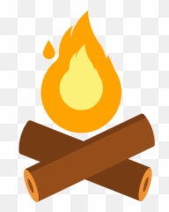 Fire Campfire Log Flat Transparent Png U0026 Svg Vector Emoji,Camp Fire Emoji