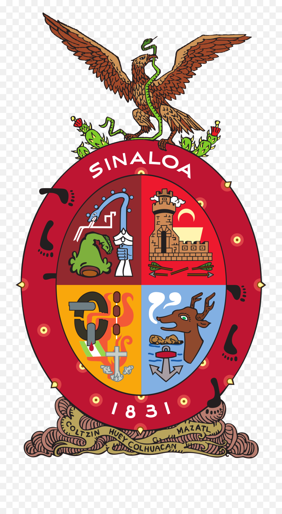 Filecoat Of Arms Of Sinaloasvg - Wikimedia Commons Emoji,Ey Emoji