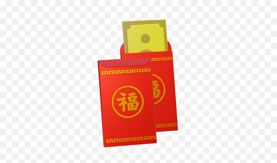 Premium Chinese New Year 3d Illustration Pack From Festival Emoji,Bamboo With Red Emoji