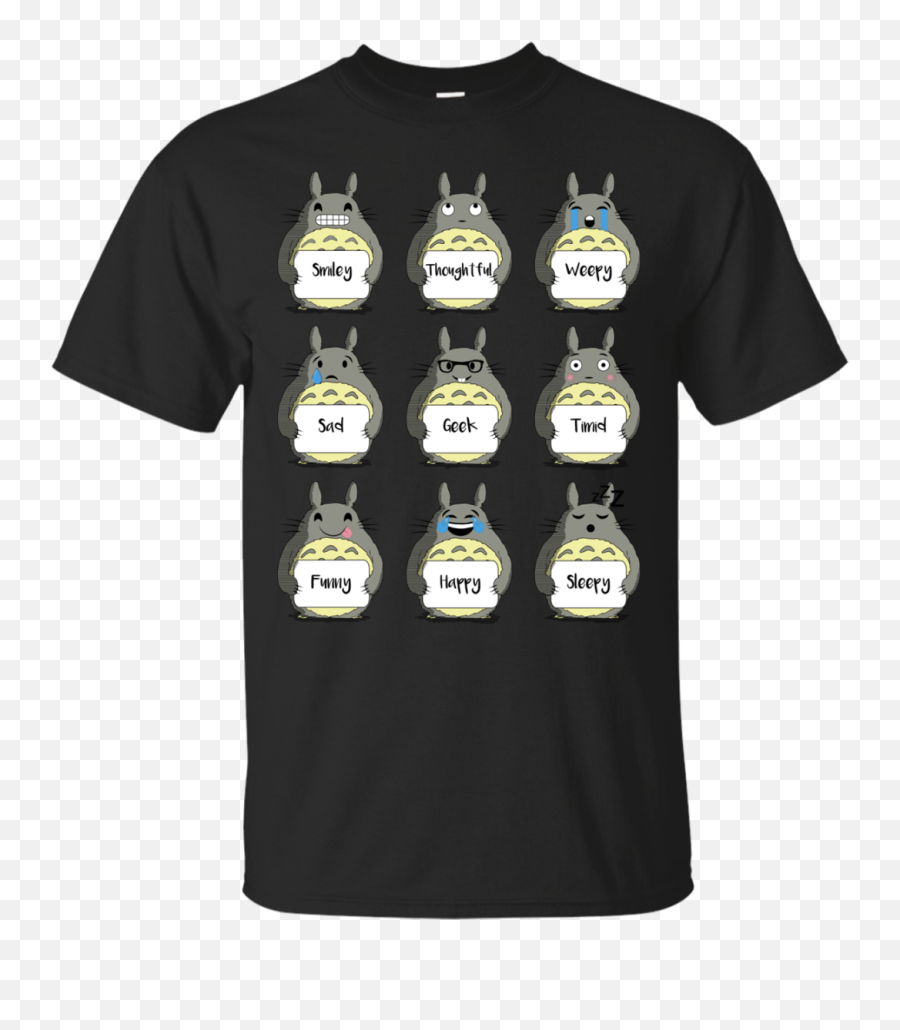 Totoro Emoji Manganime Cotton T - Shirt U2013 Rageal,Emoji Short