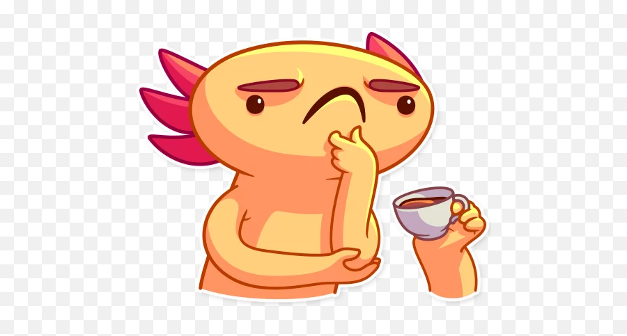 Telegram Sticker From Mexican Axolotl Pack Emoji,Axolotl Text Emoji