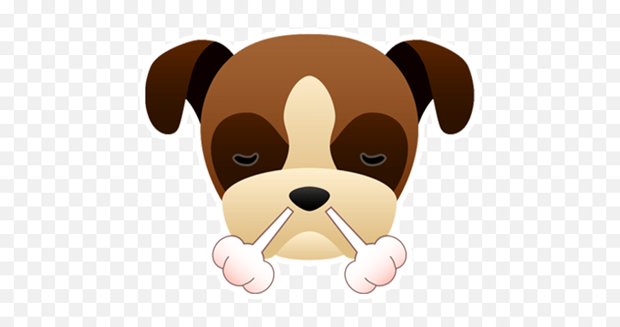 Dog Pack 1 By Marcossoft - Sticker Maker For Whatsapp Emoji,Pupy Eyes Emoji