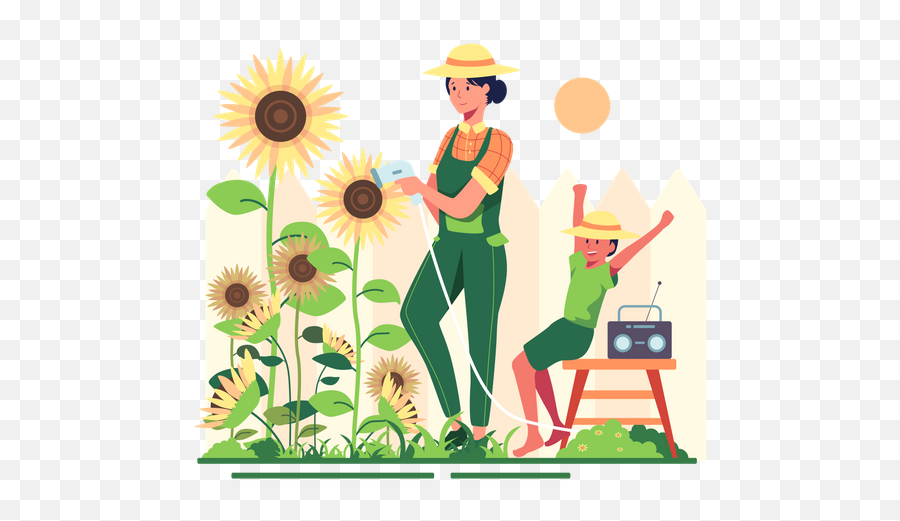 Sunflower Icon - Download In Colored Outline Style Emoji,Saunflower Emoji