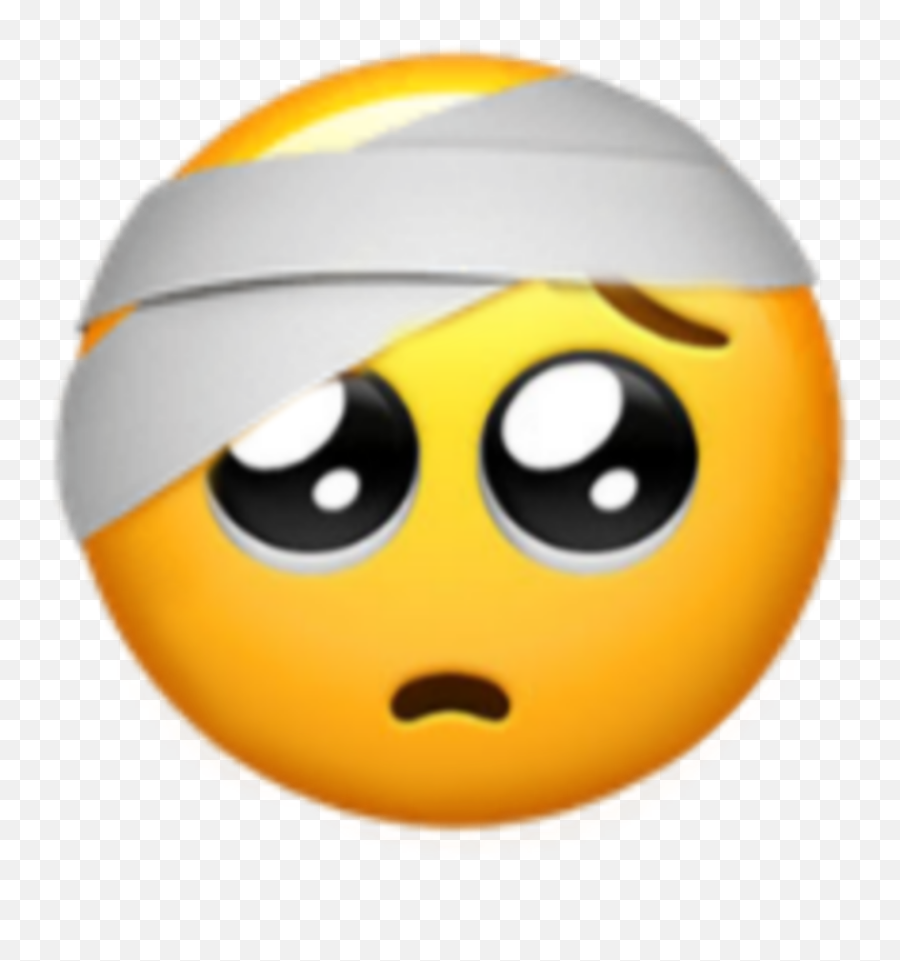 Injured Sad Emoji Sticker,Injured Emoticon