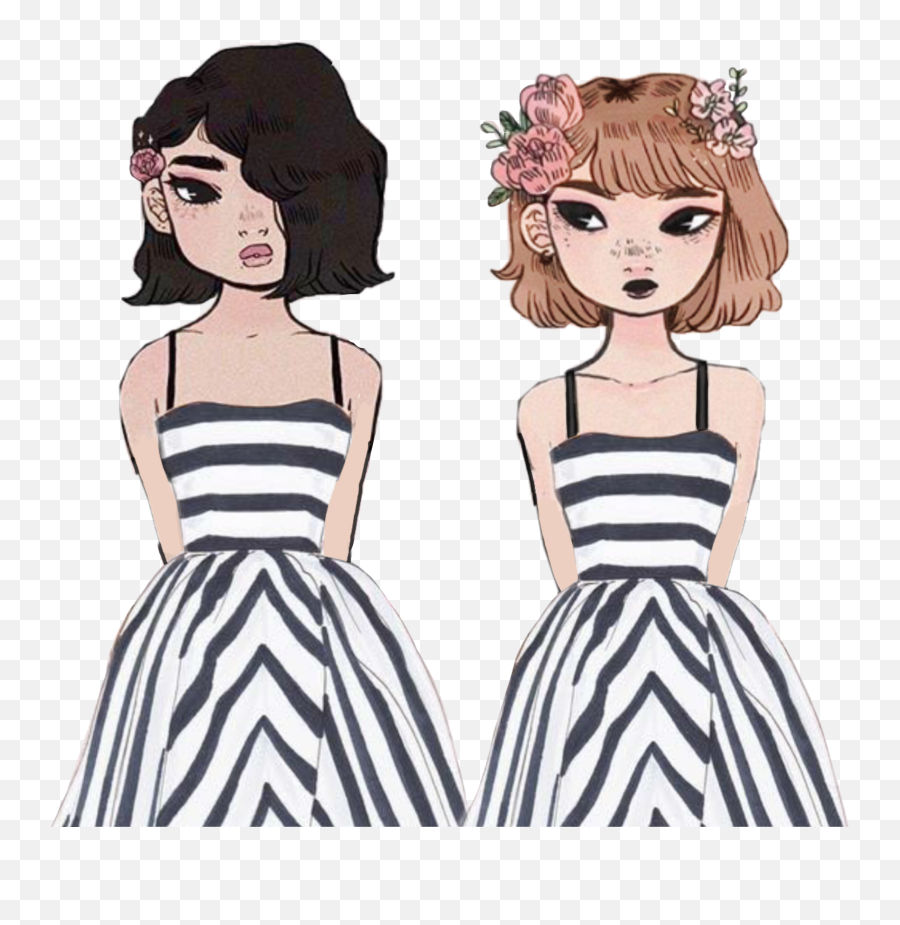 Girls Dresses Sticker - Basic Dress Emoji,Emoji Dress Girl