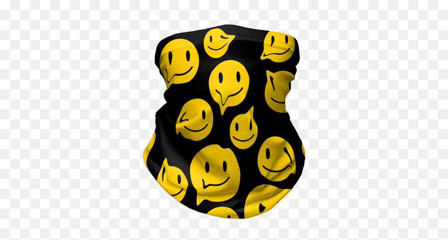 70s Neck Gaiters Accordion Face Masks And More Lookhuman - Happy Emoji,Flower Throwing Emoticon