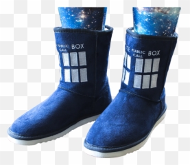 Doctor Who - Doctor Who Tardis Boot Slippers Emoji,Tardis Emoticon Facebook