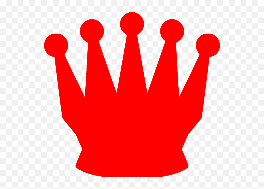 Red Crown Icon Png Transparent - Crown Clip Art Red Emoji,King Emoji Symbol