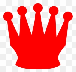 Red Crown Icon Png Transparent - Crown Clip Art Red Emoji,King Emoji Symbol