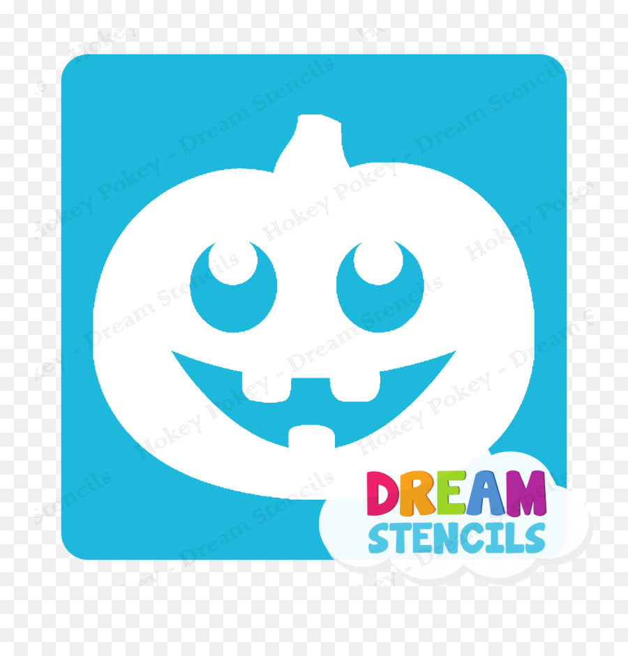 Hokey Pokey Dream Stencils Halloween - Happy Emoji,Pumpkin Emoticon For Facebook