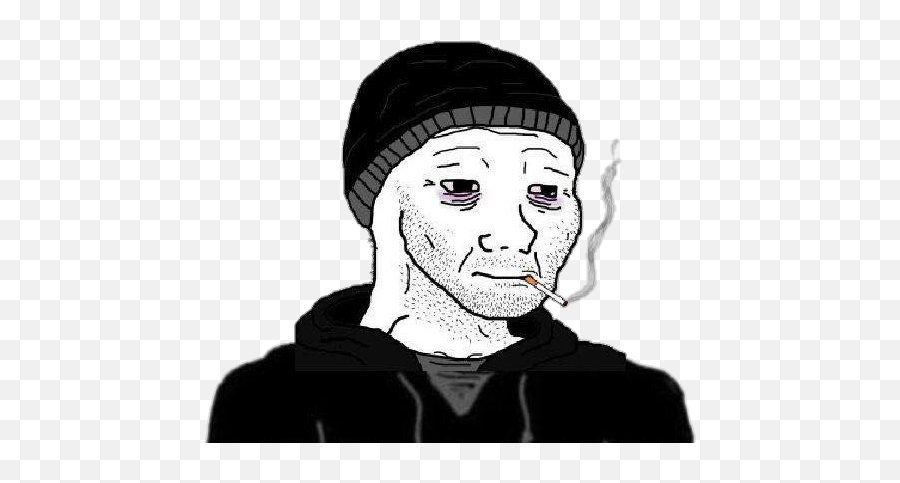 Wojak Doomer Sad Wojaksad Dommersad Sticker By Mr X - Wojak Doomer Sad Emoji,Wojak Emoji