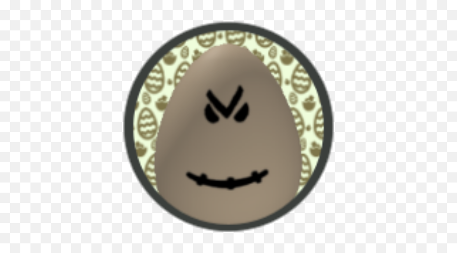Evil Egg - Roblox Happy Emoji,Fed Up Emoticon