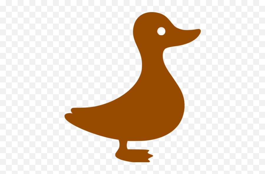 Brown Duck Icon - Free Brown Animal Icons Red Duck Icon Emoji,Duck Emoticon Facebook