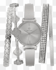Daisy Fuentes 5 Piece Watch And - Daisy Fuentes Watch Price Emoji,Emoji Braclet
