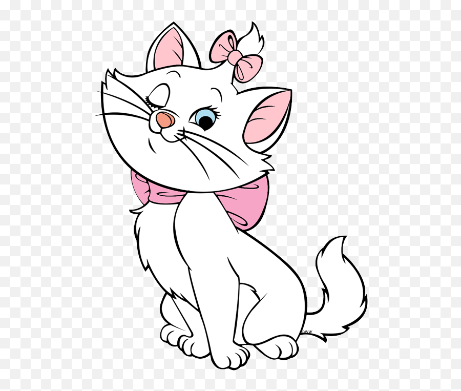 Disney Cat Marie Vector Transparent - Marie Aristocats Transparent Png Emoji,Marie The Cat Emoji