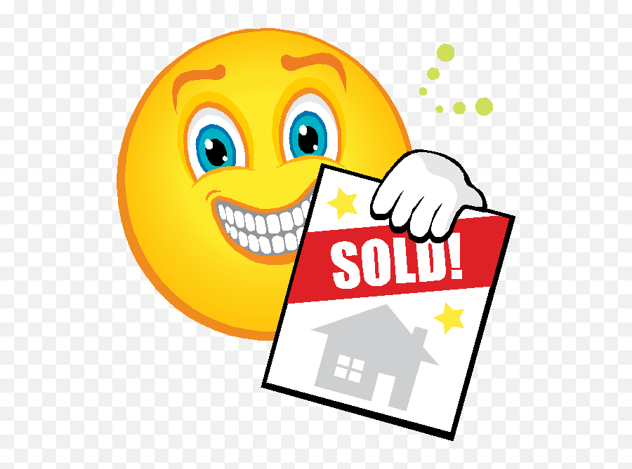 Under Contract - Clip Art Garage Sale Sign Emoji,House Emoticon
