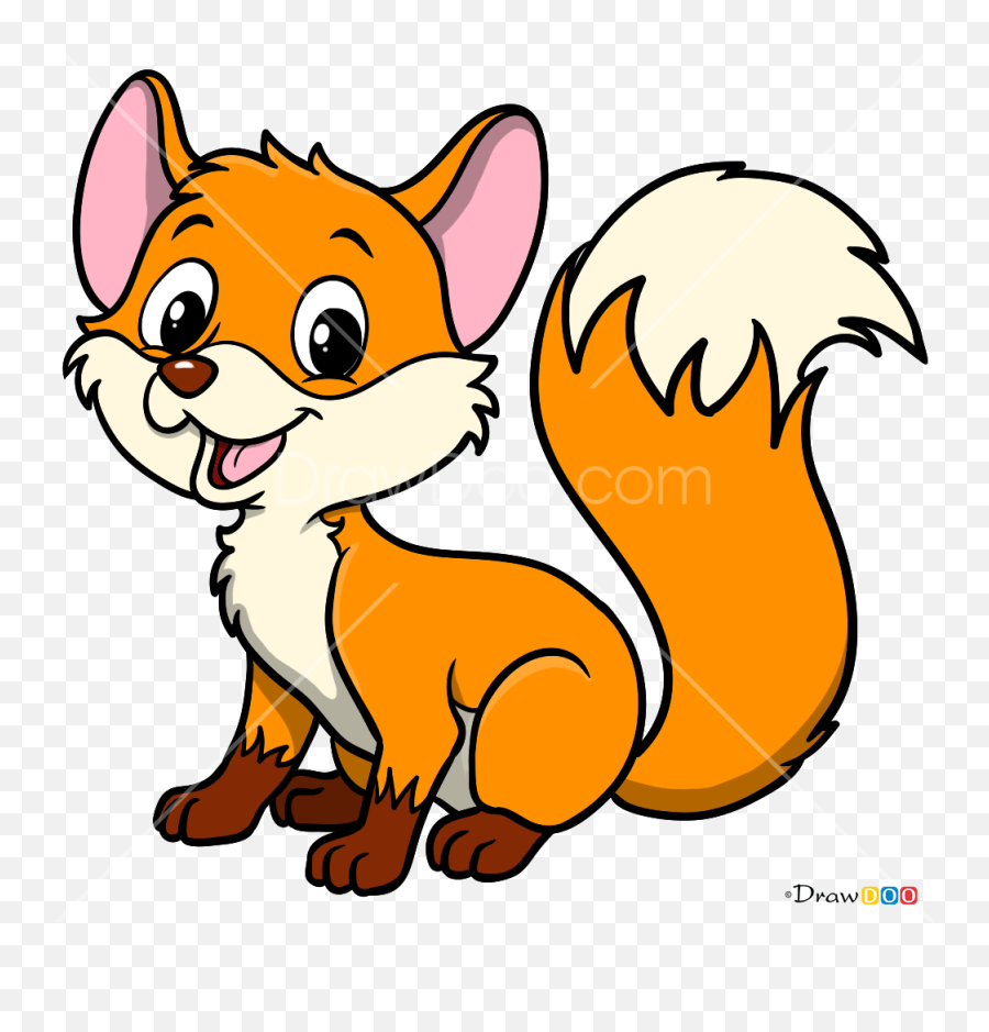 How To Draw Baby Fox Baby Animals - Draw A Fox Baby Emoji,Cute Baby Animal Emojis