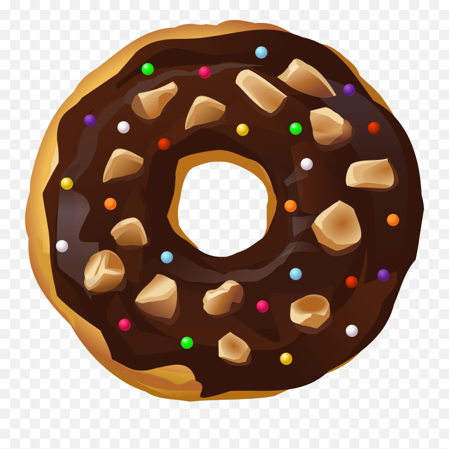 Emoji Clipart Donut Emoji Donut Transparent Free For,Chocolate Emoji