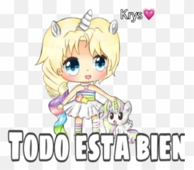 Unicorn Girl Stickers For Whatsapp - Kawaii Unicorn Cute Chibi Emoji,Unicorn Emoji Grande