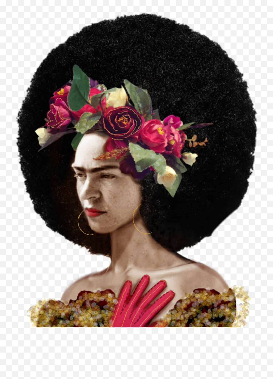 Frida Fridakahlo Hair Sticker Emoji,Frida Khalo Emoji