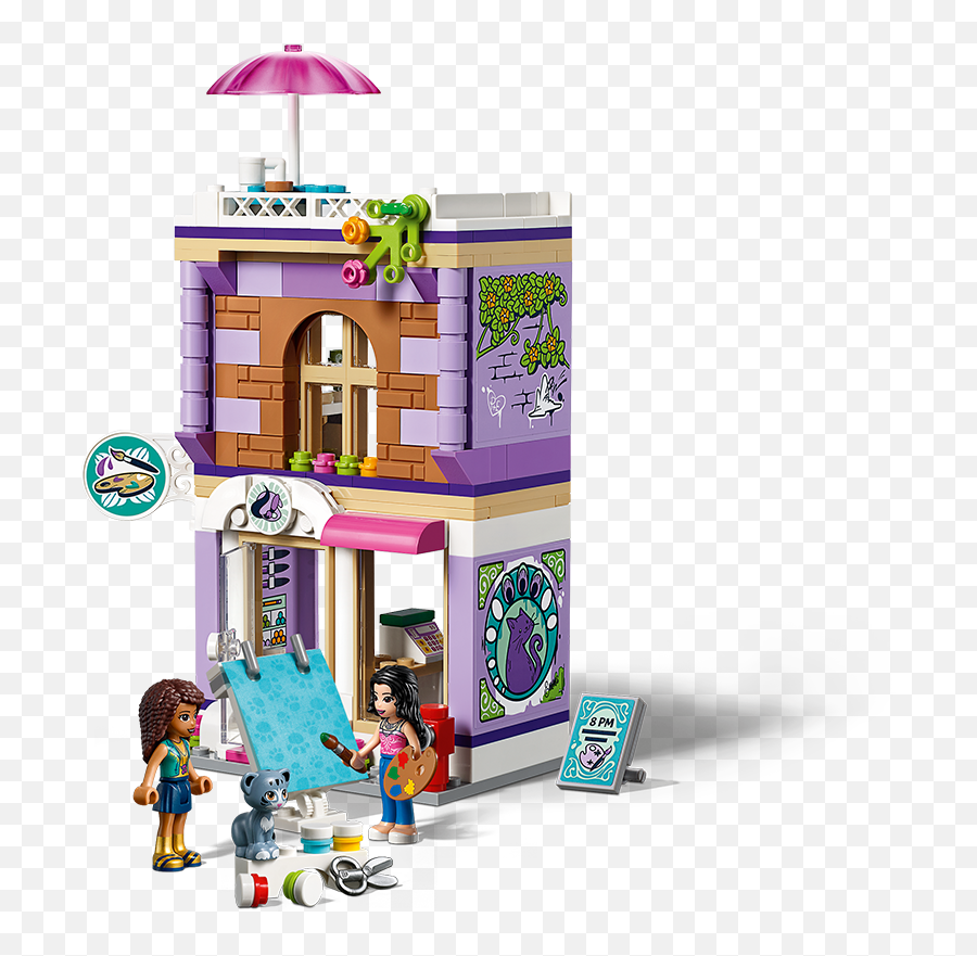 Introducing Lego Audio U0026 Braille Building Instructions - Lego Friends Emma Art Studio Emoji,Lego Sets Your Emotions Area Giving Hand With You