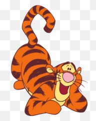 Topper Winnie The Pooh - Winnie The Pooh Tigger Laying Down Emoji,Tigger Emoticon