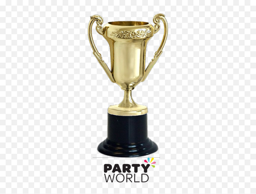 Mini Gold Trophies 9cm - Party World Emoji,Trophy Cake Emoji
